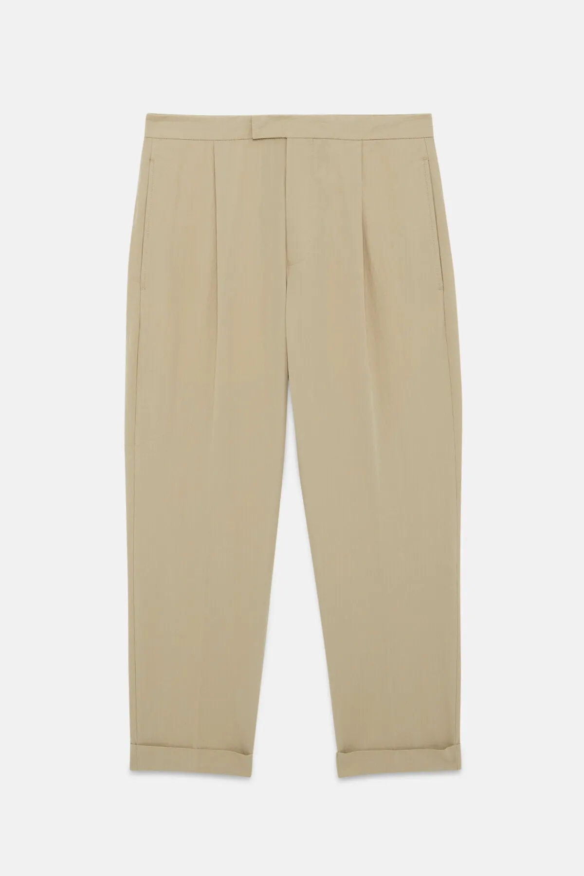 1 Pleat Travel Comfort Trousers