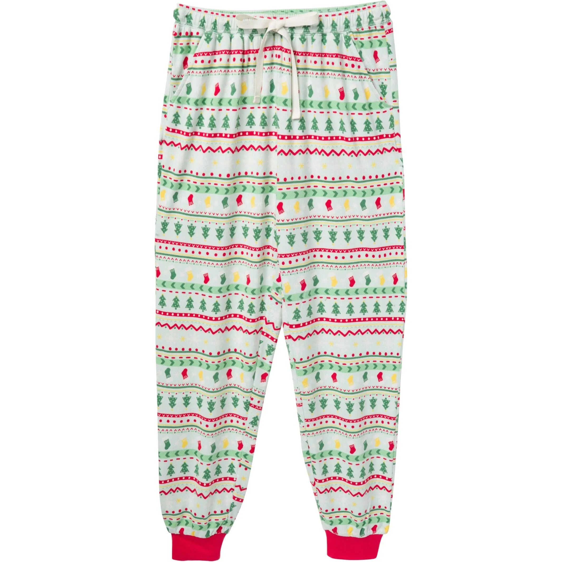 2-Piece Women's Oh What Fun Fair Isle Hacci Pajama Set