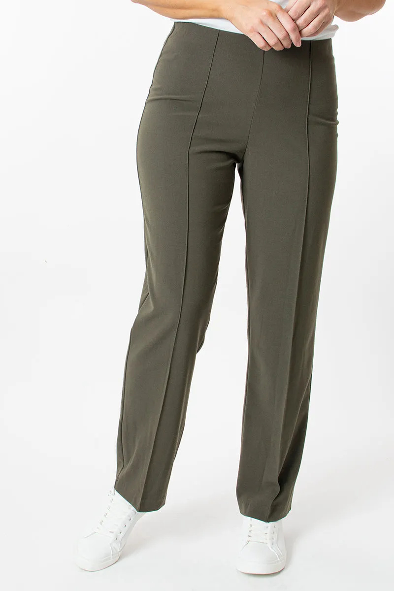 29in Straight leg comfort trouser - Olive