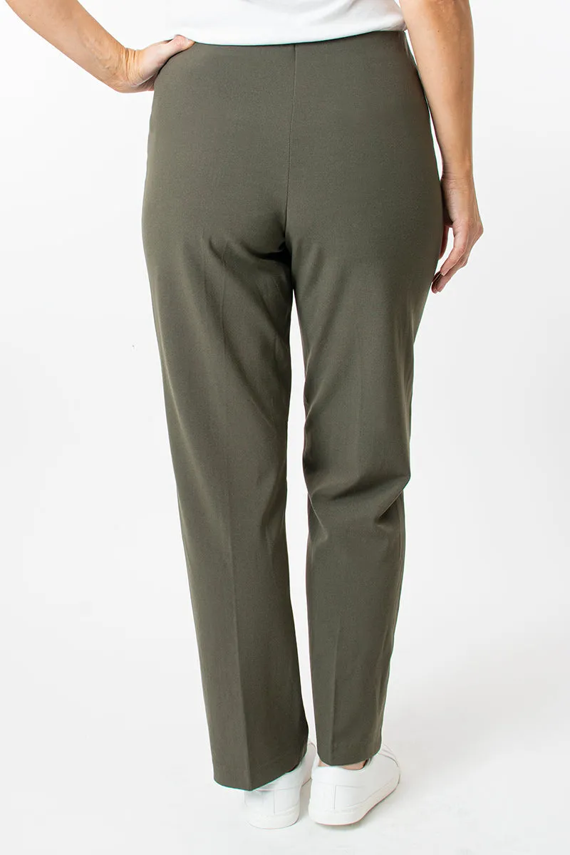 29in Straight leg comfort trouser - Olive