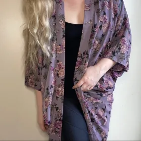 A New Day Floral Kimono