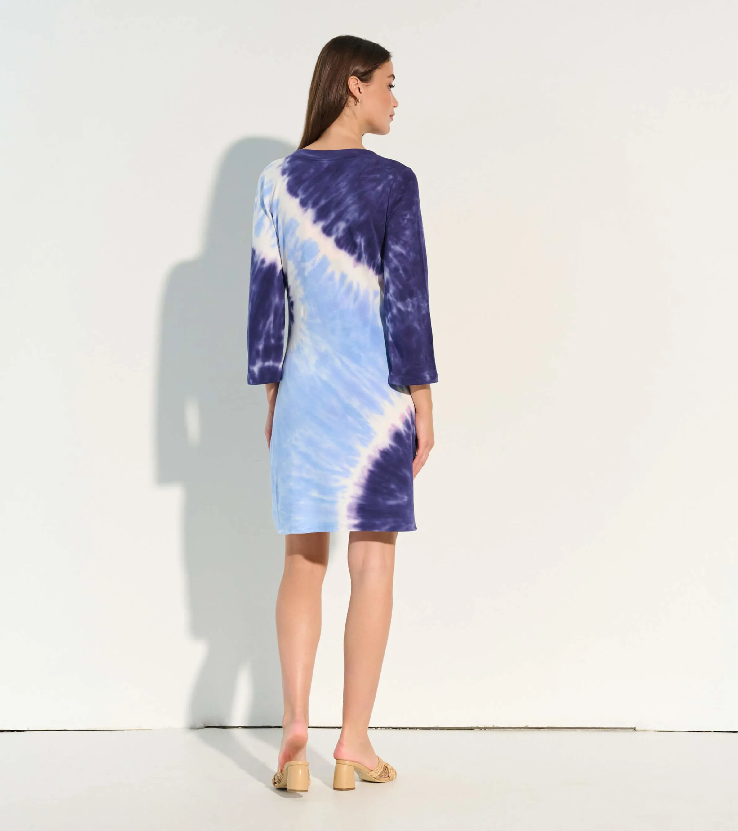 Ashley Dress - Vista Sunset Tie Dye