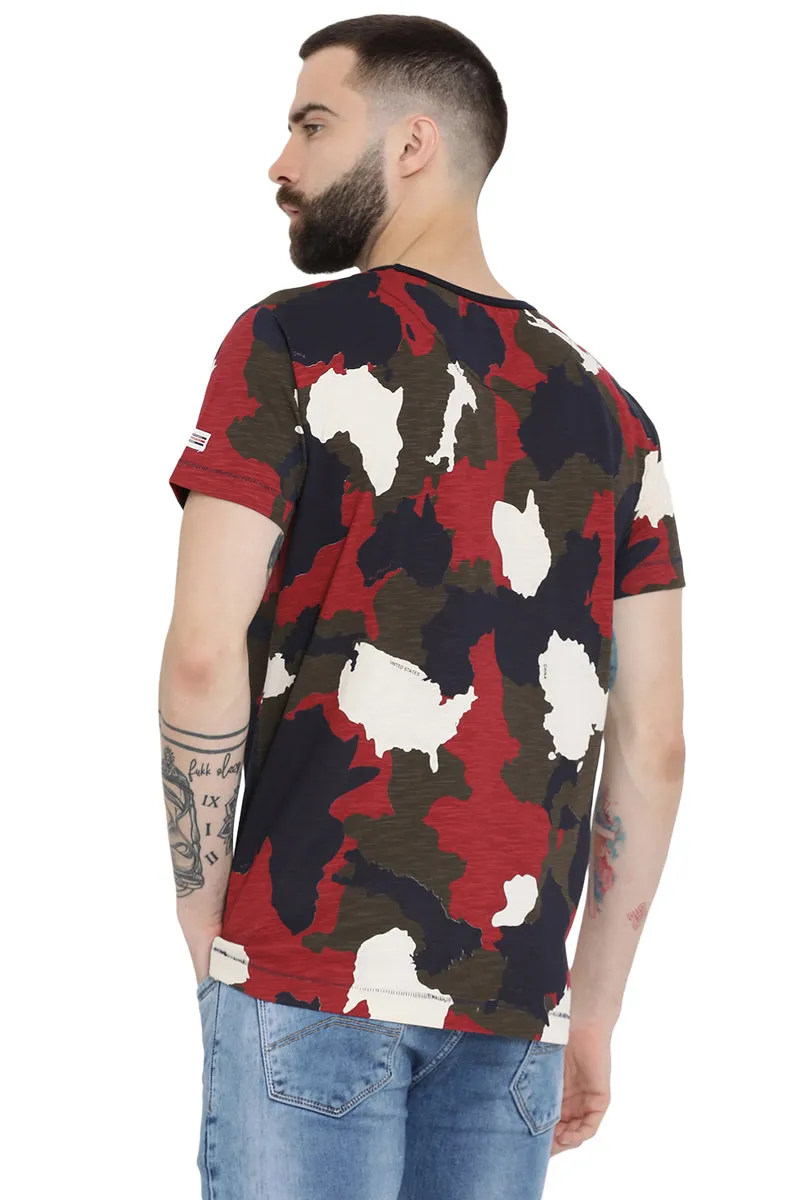 Axmann Multi Camo Casual T-Shirt