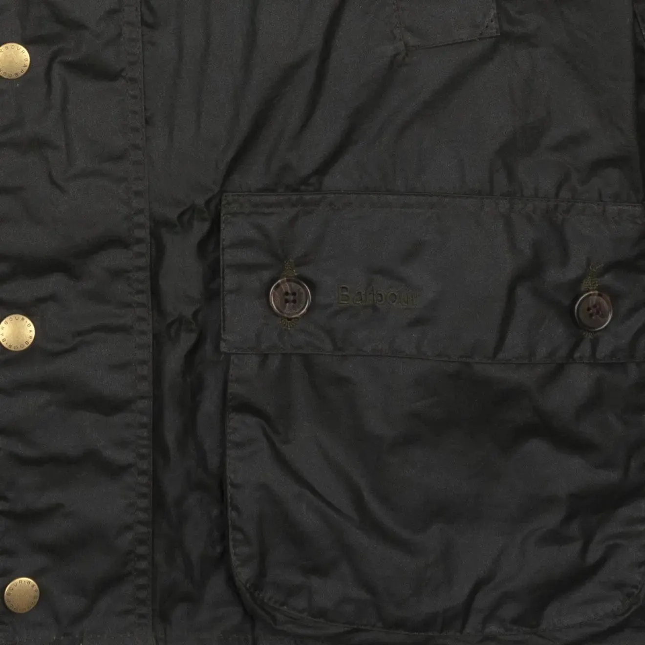 Barbour Hopsack Wax Jacket Forest