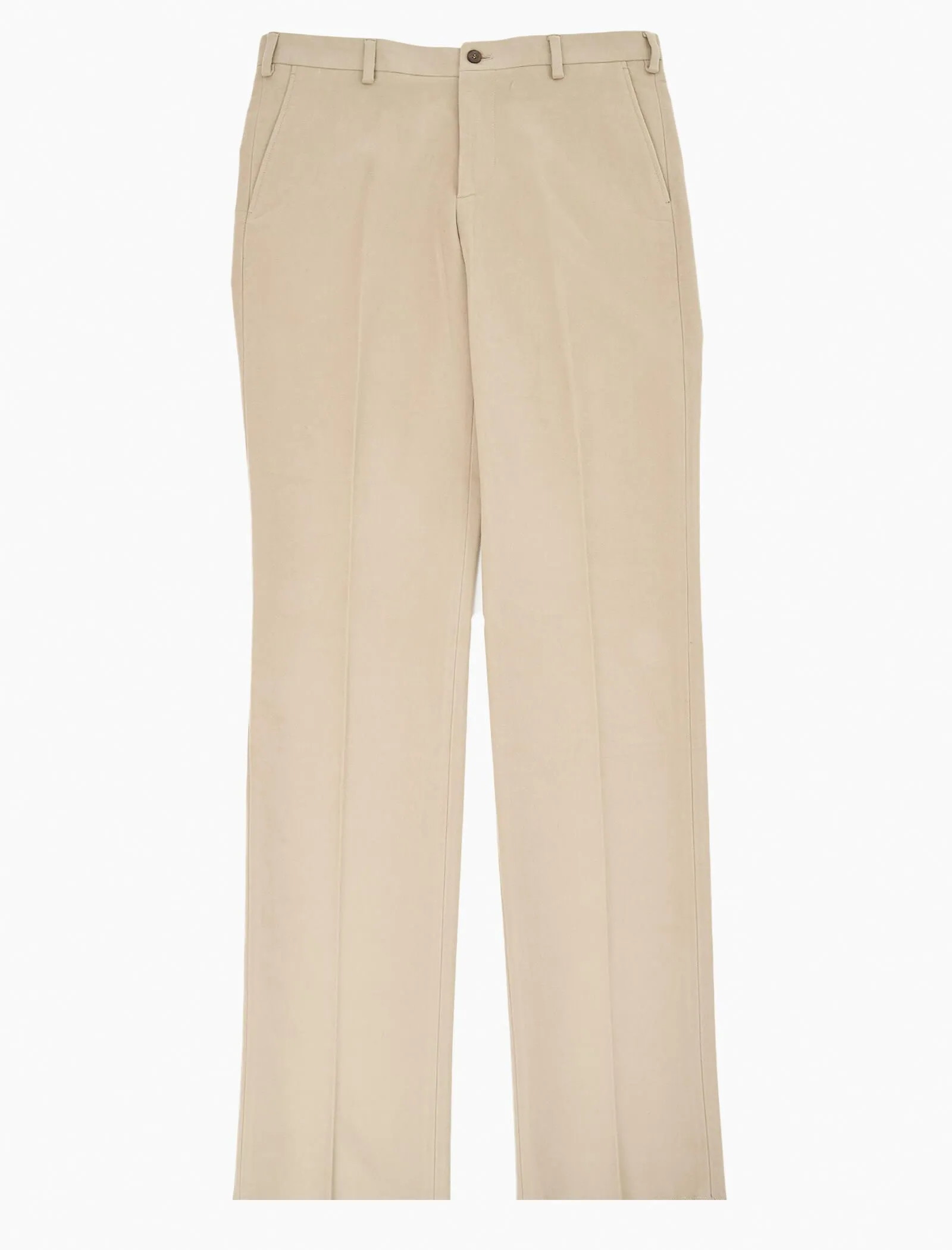 Beige Light Moleskin Comfort Trousers