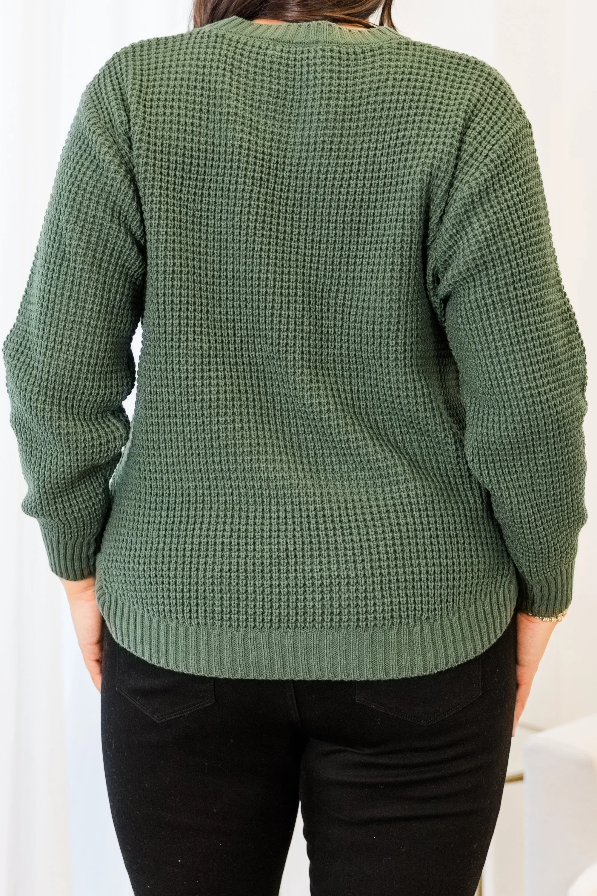 Breezy Weather Sweater, Ash Jade