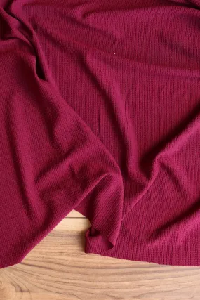 Burgundy Cyprus Knit Gauze