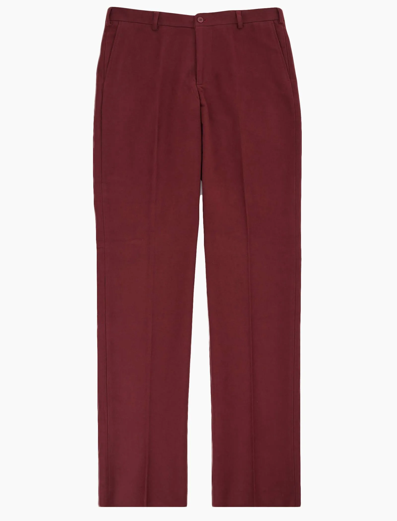 Burgundy Light Moleskin Comfort Trousers