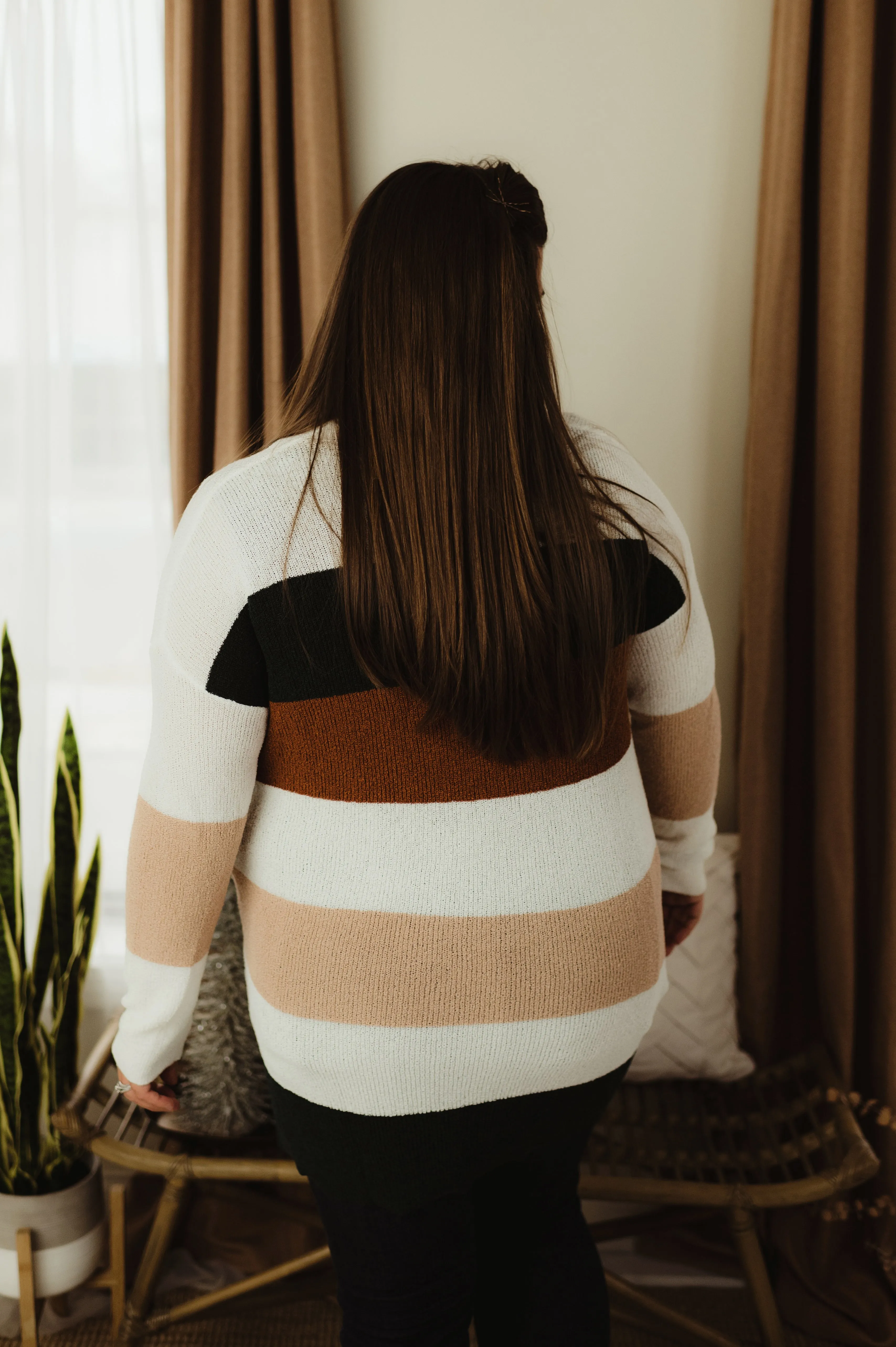 Colorblock Light Cardigan