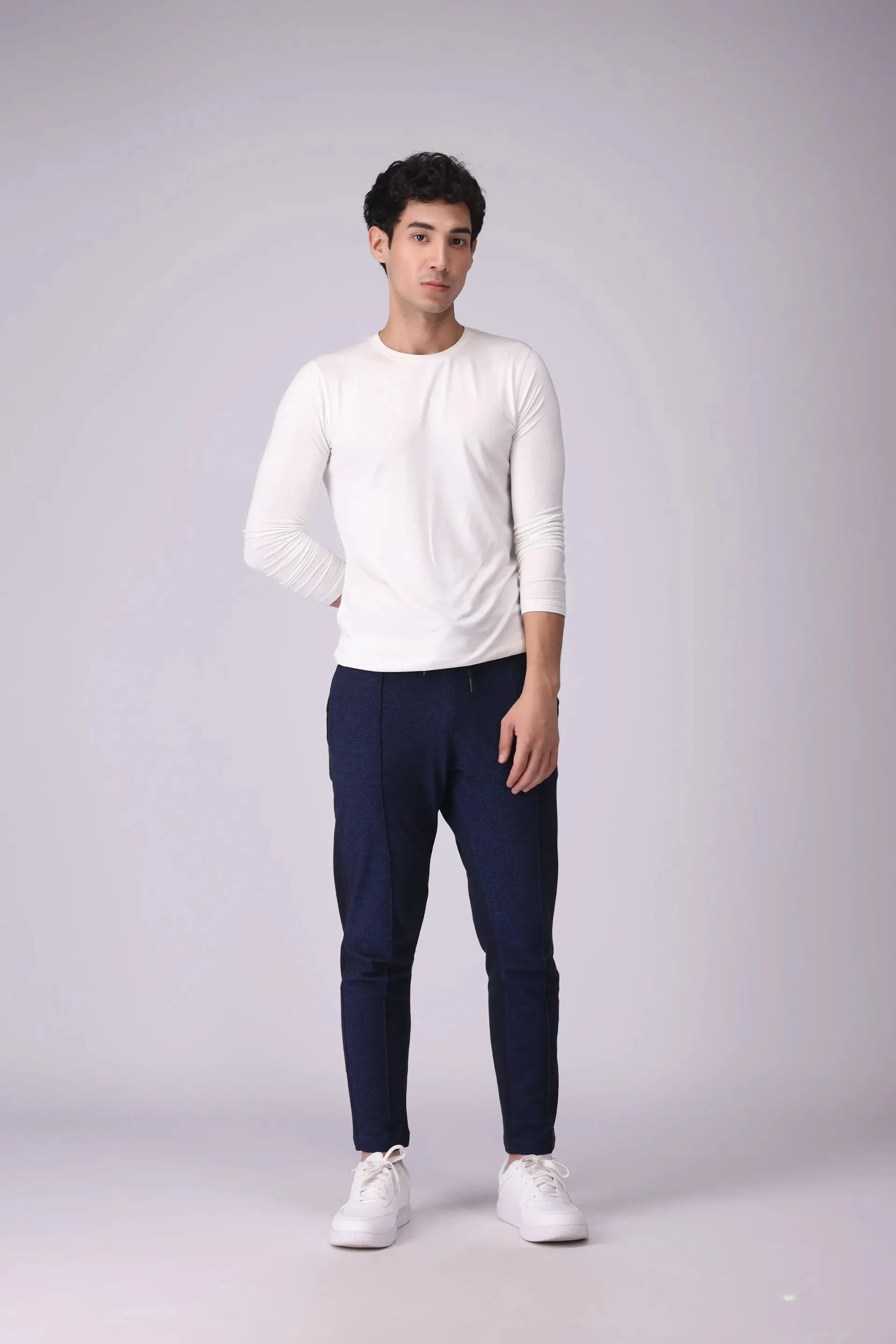 Comfort Fit Pintuck Trousers