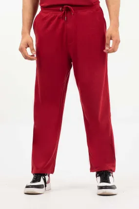 Comfort Terry Trousers Burgundy