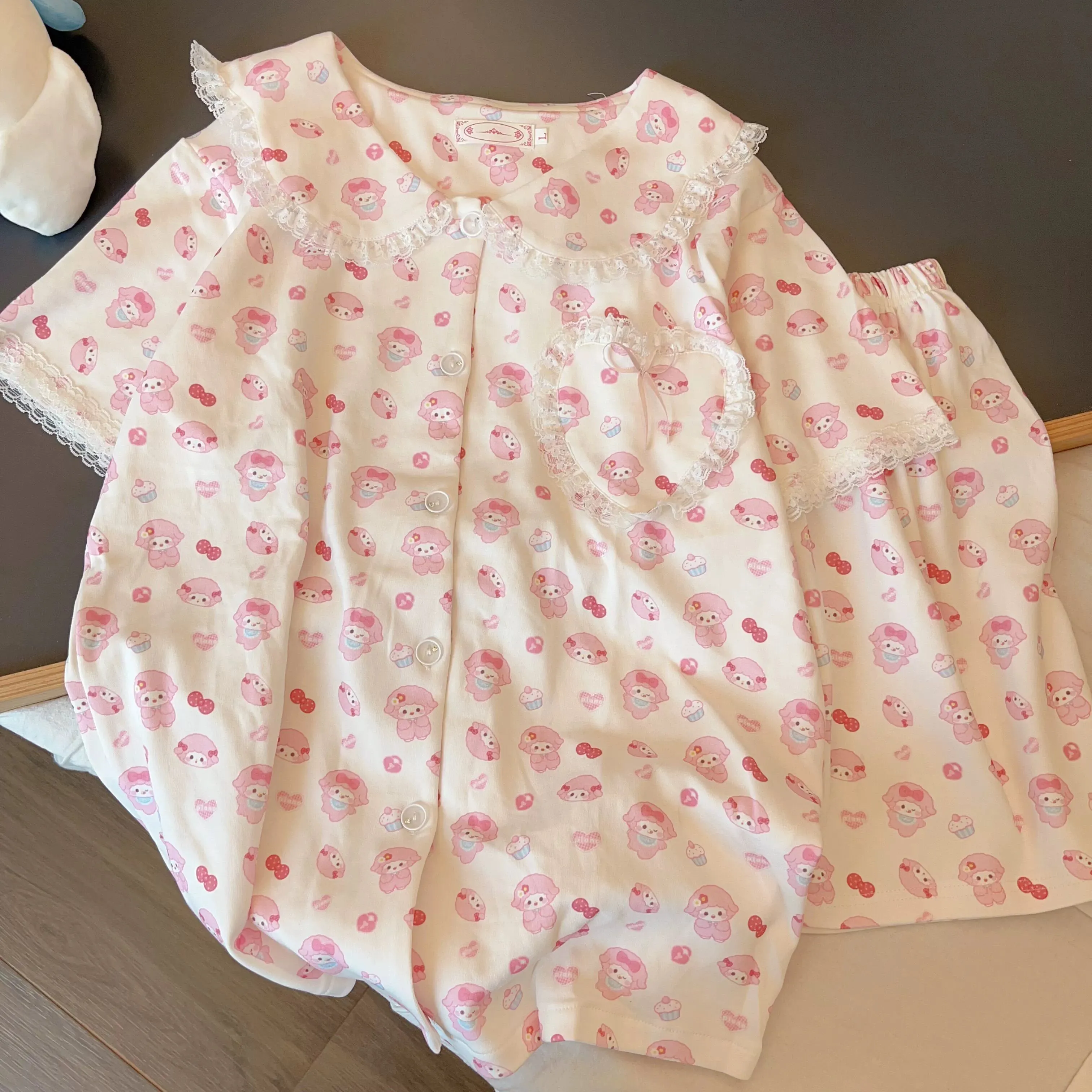 Cute Pink Melo Pajamas KI475