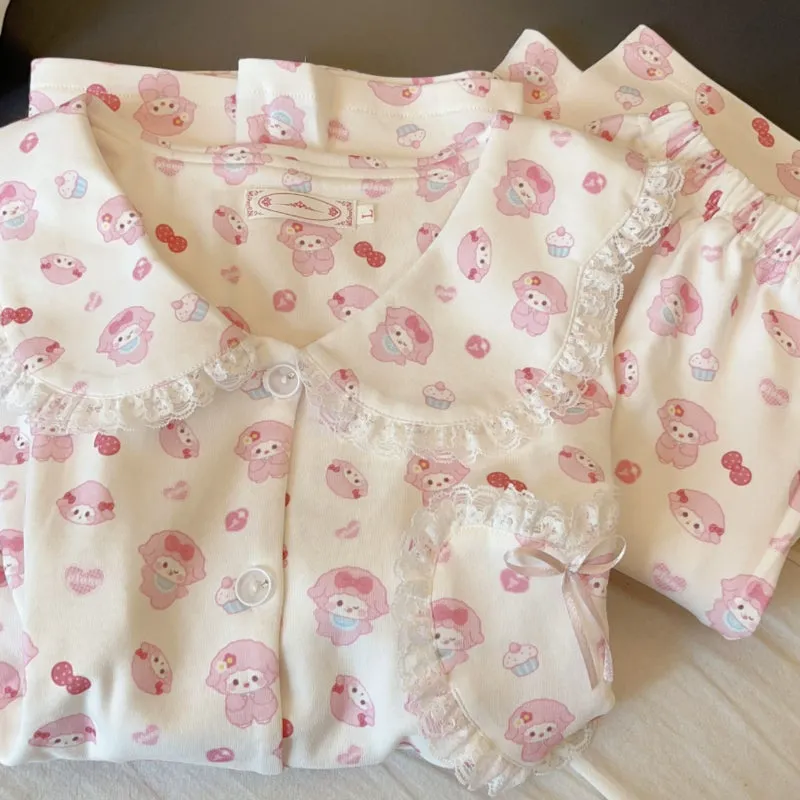 Cute Pink Melo Pajamas KI475