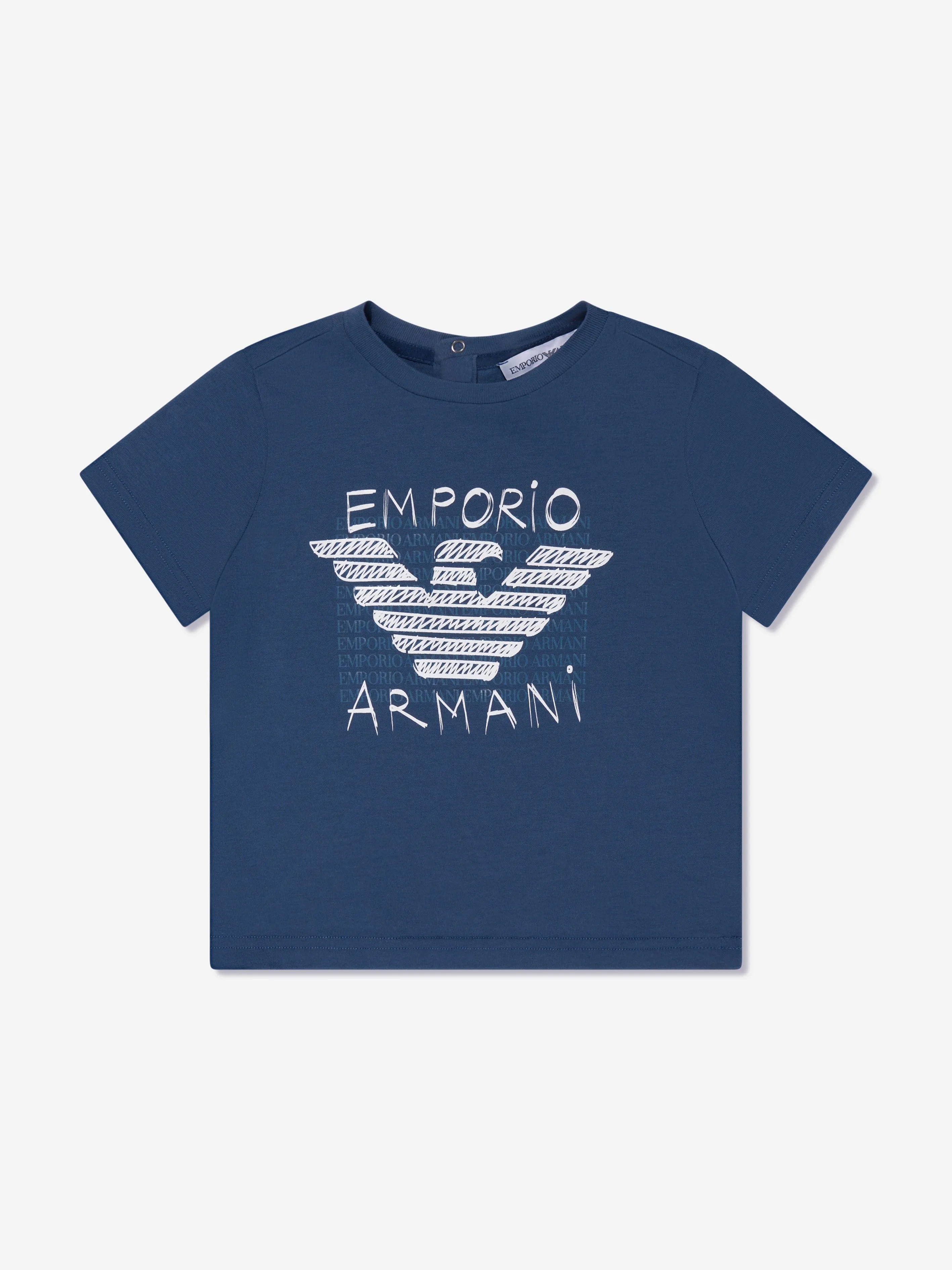 Emporio Armani Baby Boys 3 Pack T-Shirts Set in Multicolour