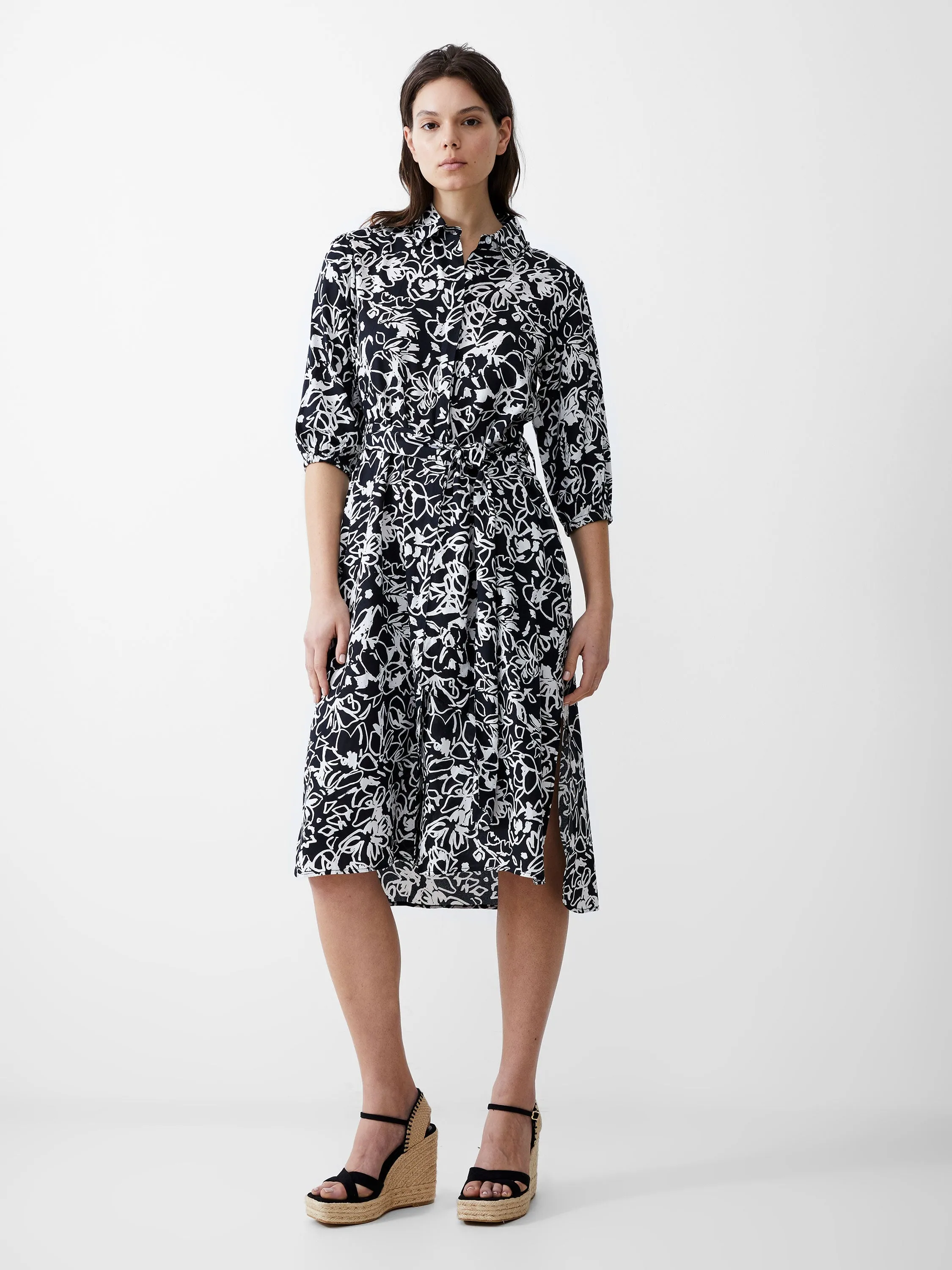 Fayola Midi Shirt Dress