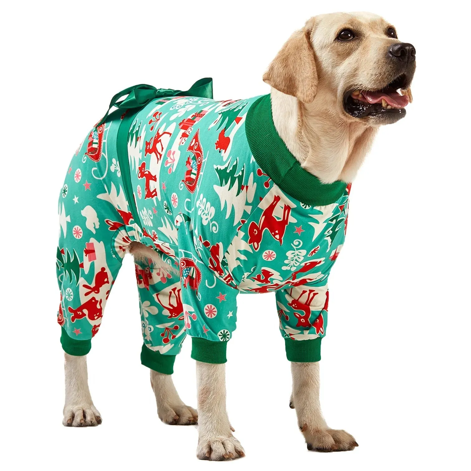 Festive Christmas Pajamas for Large Dogs