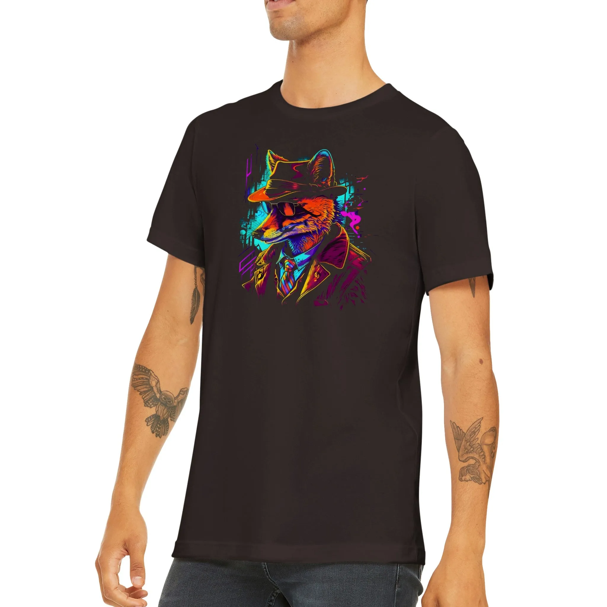 Gangster Fox - Classic Unisex Crewneck T-shirt