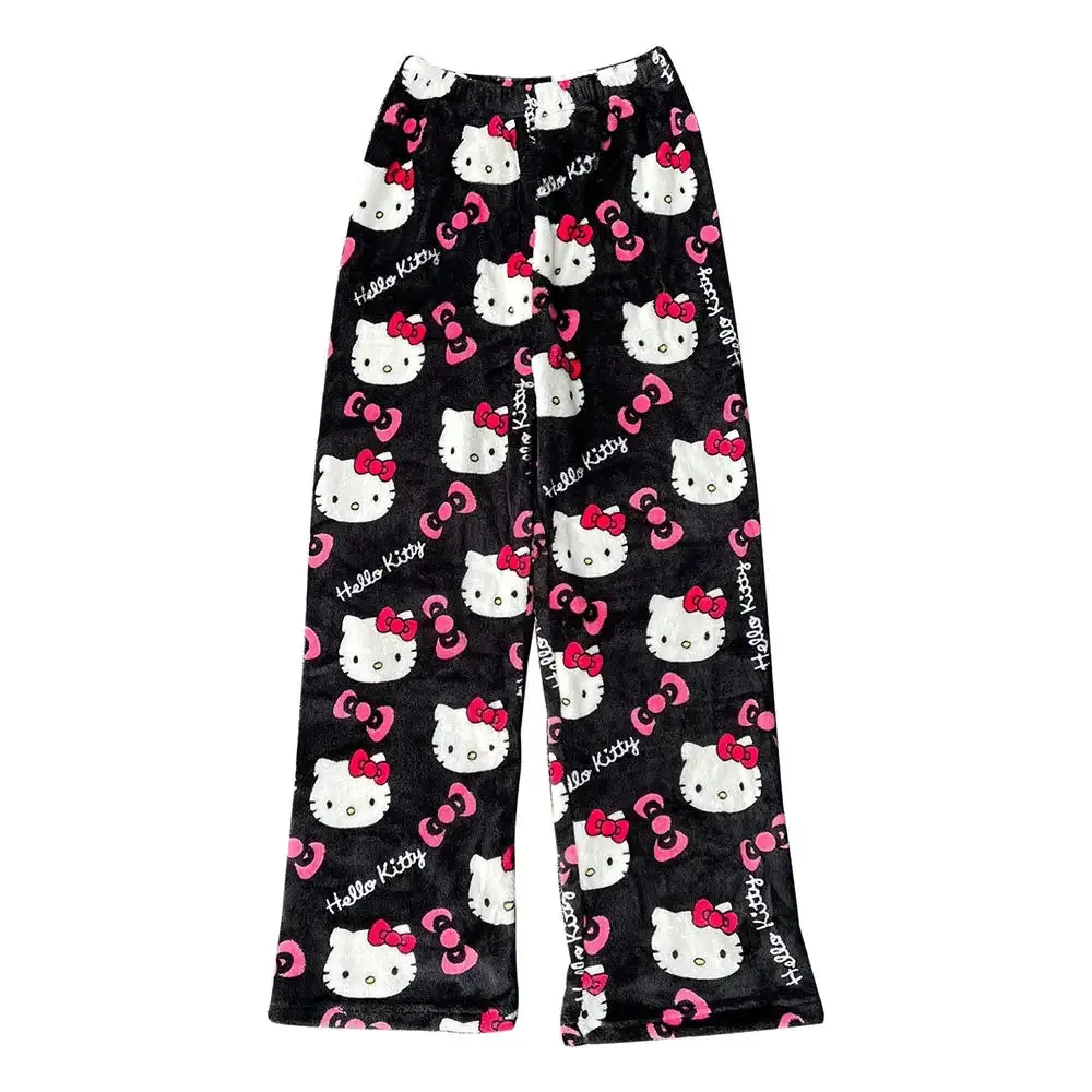 girls women Charming Hello Kitty Pajamas for Comfort