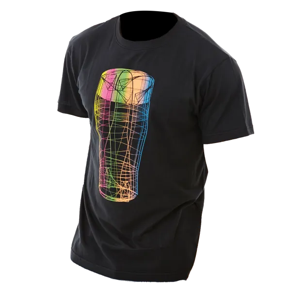 Guinness Black Tee with Vibrant Pint Graphic Prin