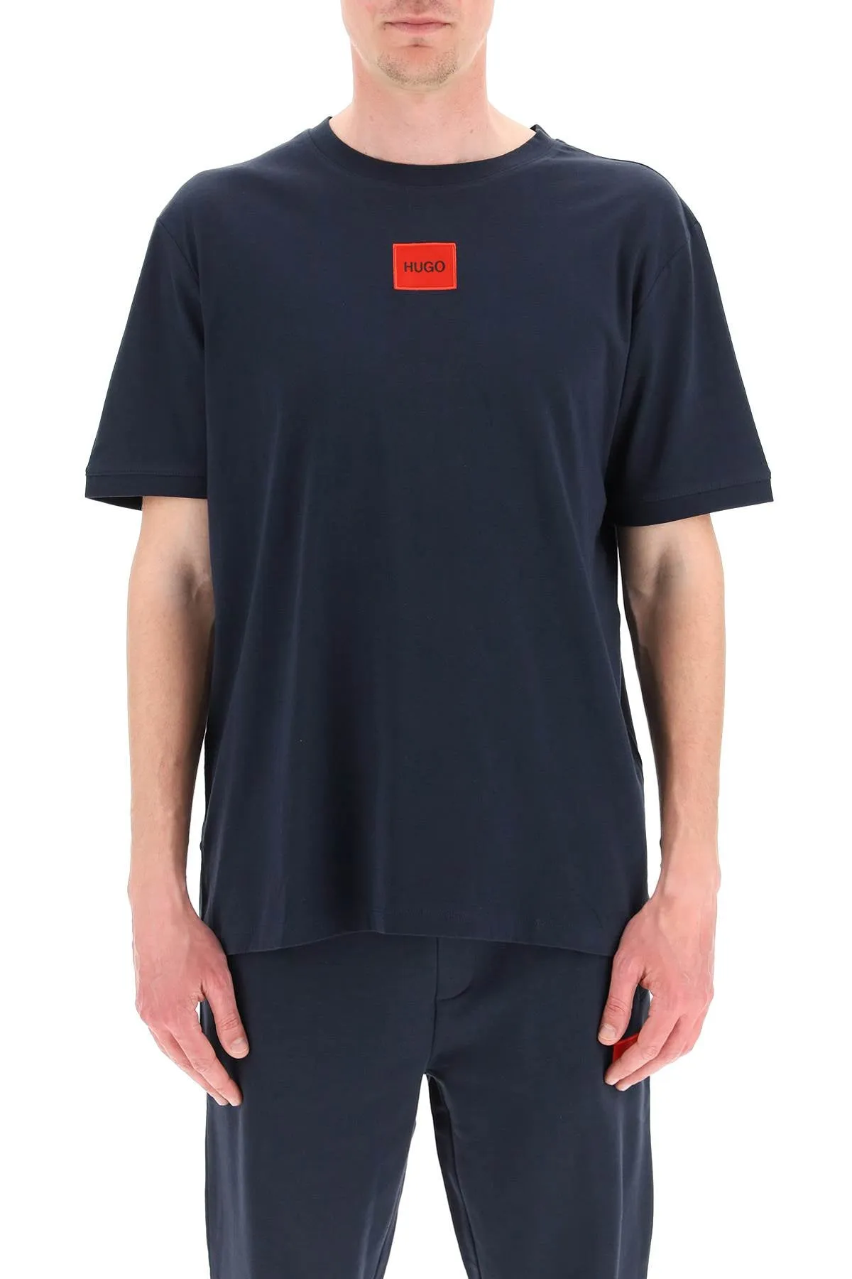 Hugo Diragolino Logo T-Shirt Blue