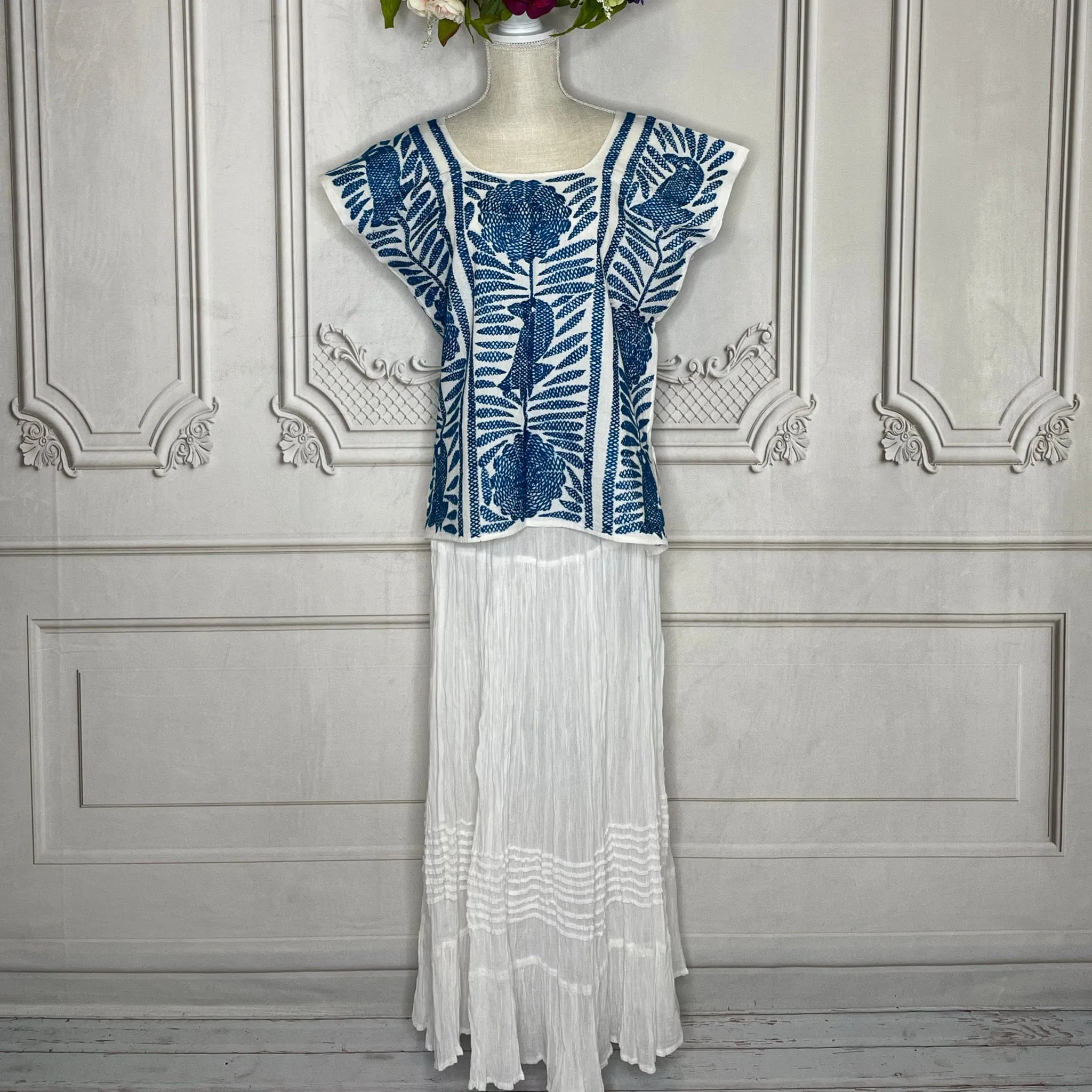 Jalapa Palmita Mexican Blouse