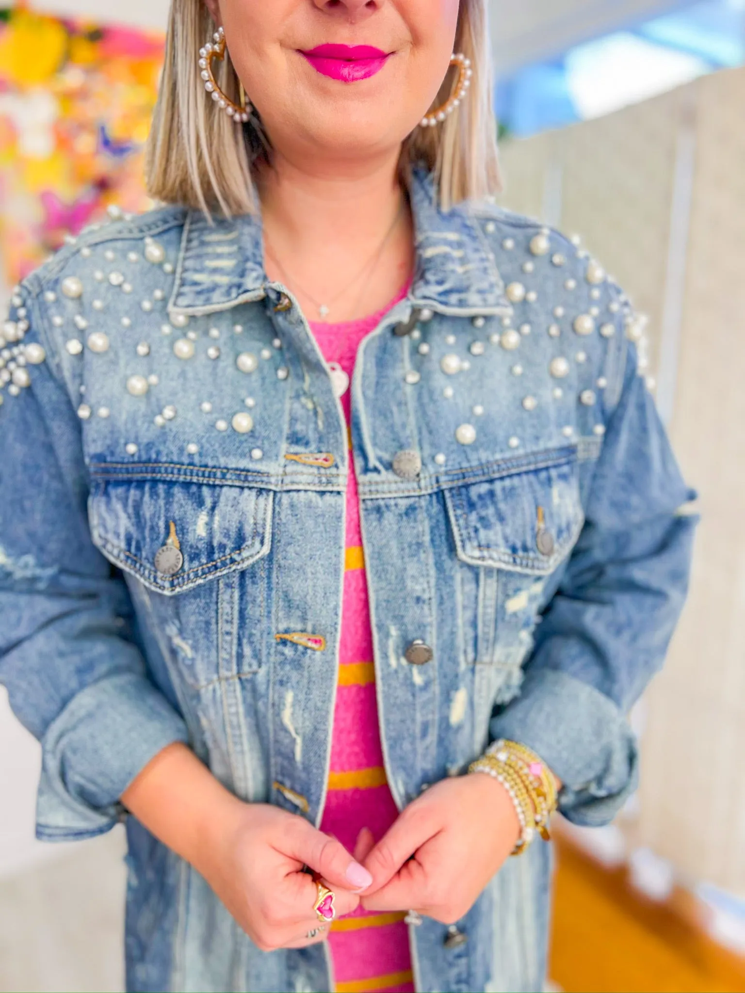 Kelsea Long Jacket - Denim