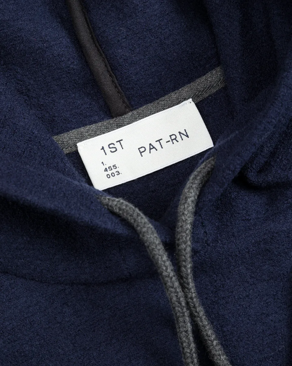 Knit Warmhood - Navy Wool