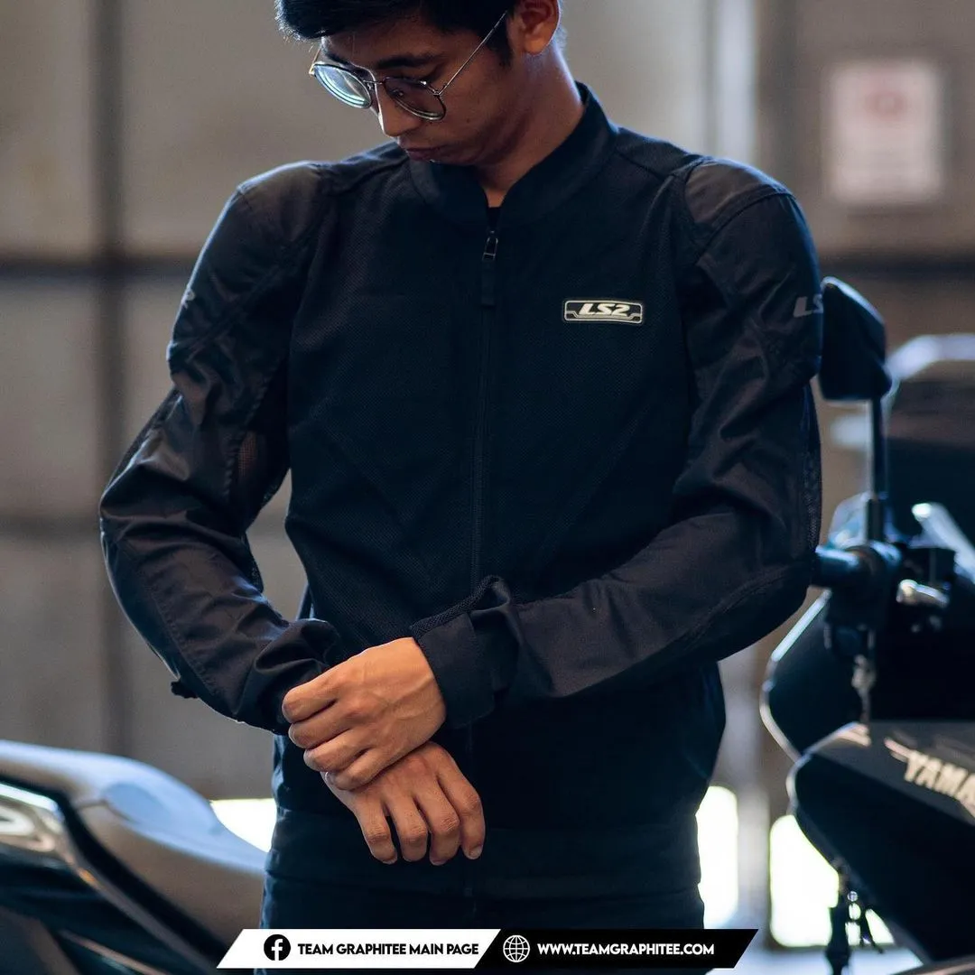 LS2 Airy Evo Man Jacket Black