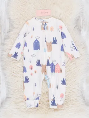 Moose Winter Wonderland Sleeper Pajamas