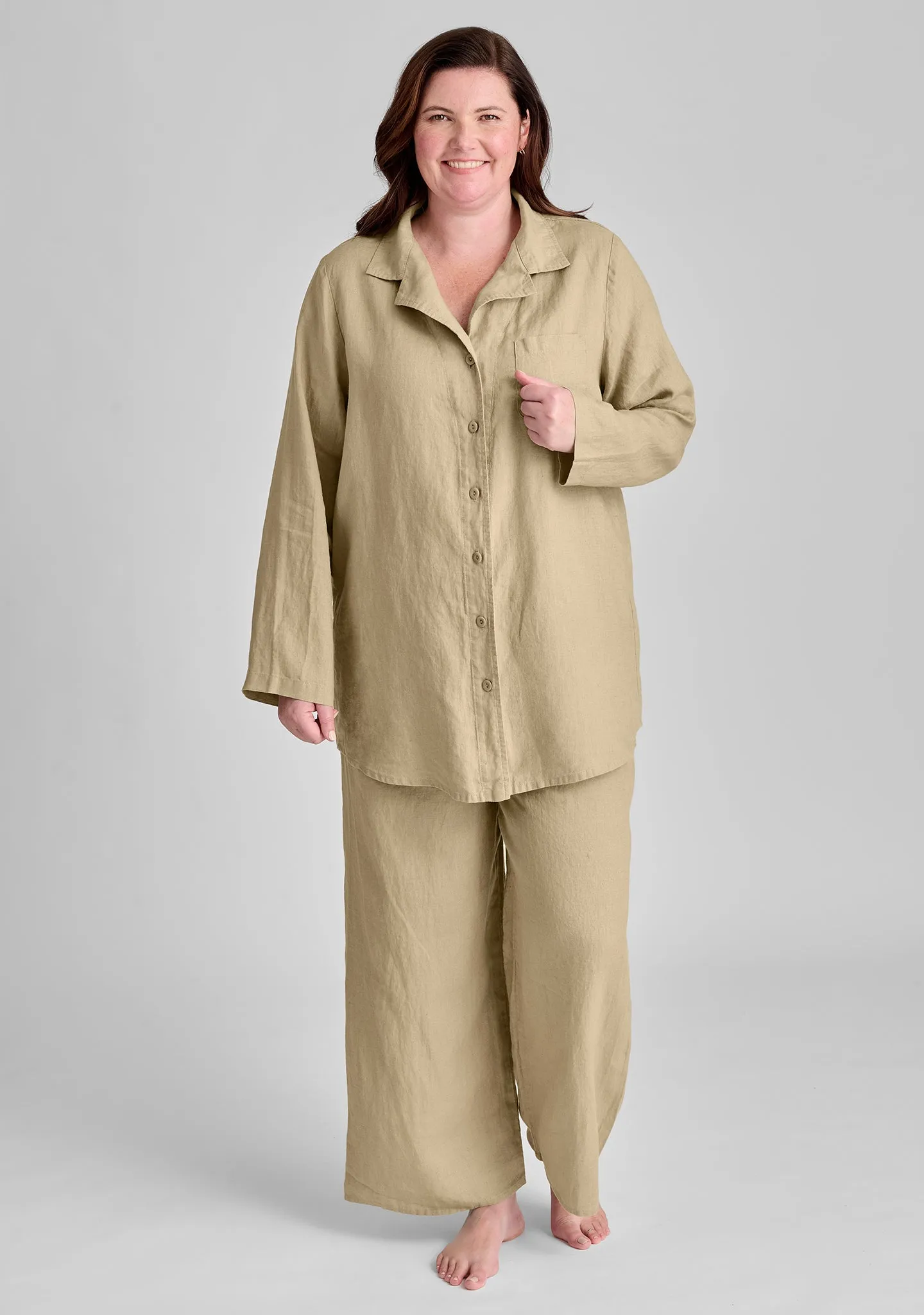 Pajama Set - Linen Pajamas