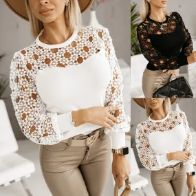 Patchwork Harmony Lace Top