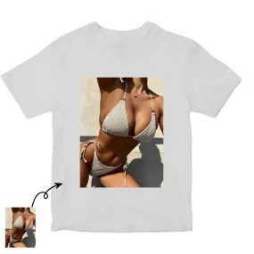 Photo Print Custom Exclusive T-Shirts Sexy T-Shirts