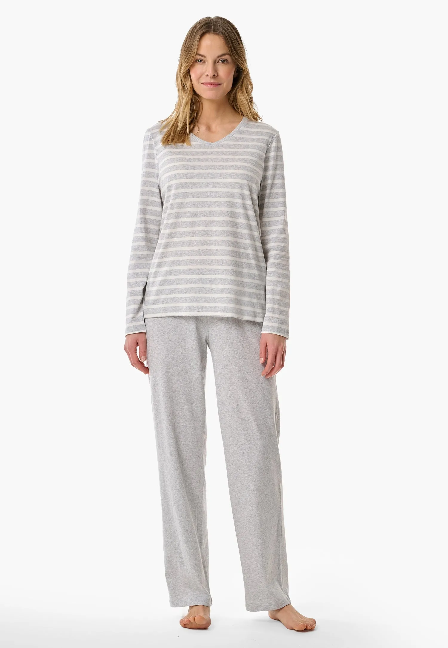 Schiesser - Casual Essentails - Long Pajamas