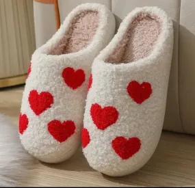 Soft Heart Warm Slippers