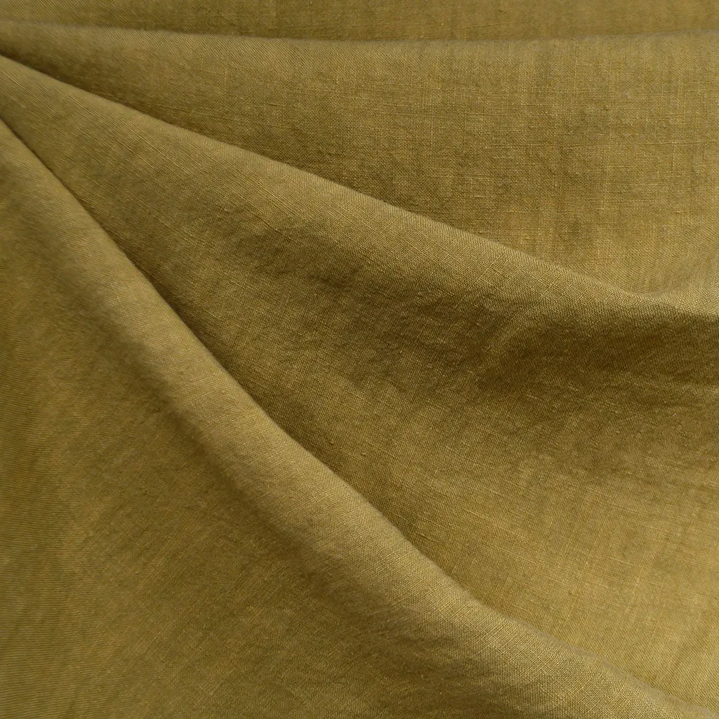 Soft Washed Linen Solid Avocado