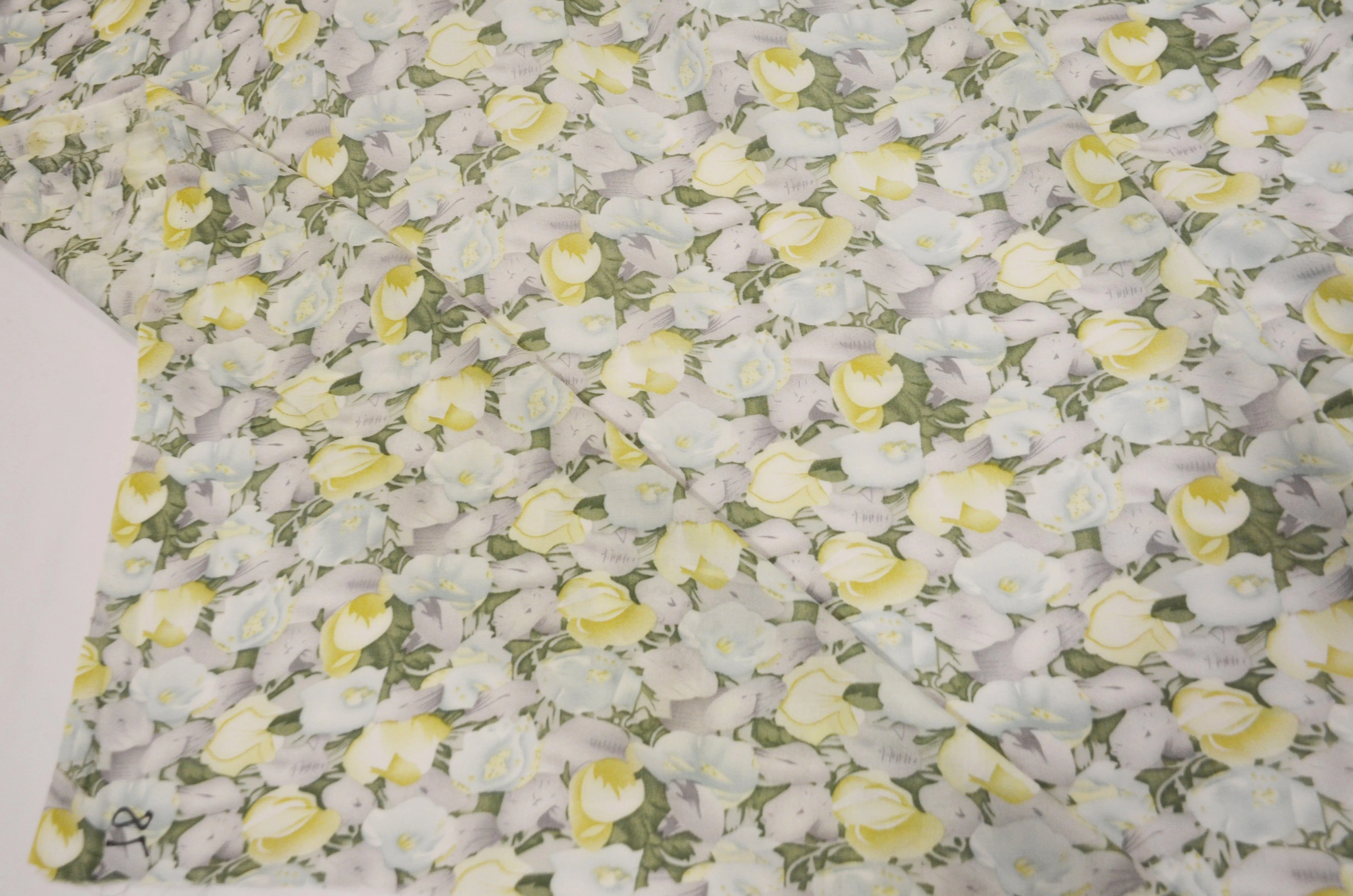 Spring Floral Rayon Challis Fabric by the Continuous Yard | 60" Wide | Flower Rayon Challis Fabric | Rayon Challis for Dresses and Skirts |