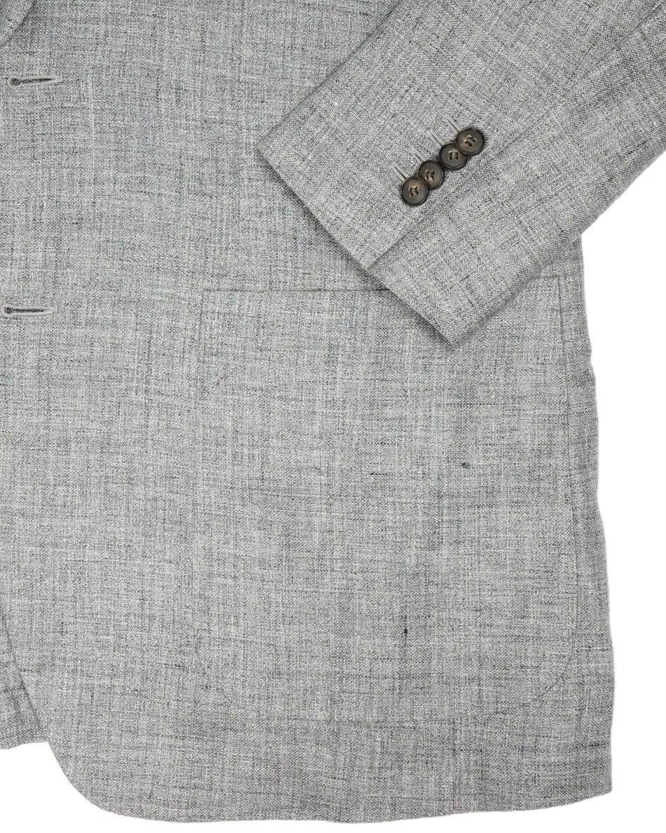 Suitsupply - Light Grey Linen Sports Jacket 50