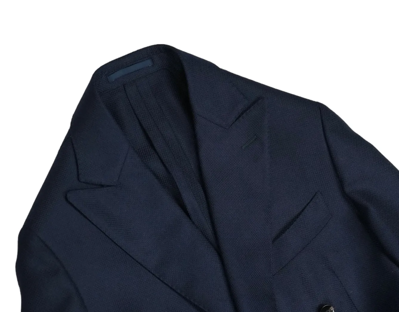 Suitsupply - Navy Hopsack Wool DB. Sports Jacket 48