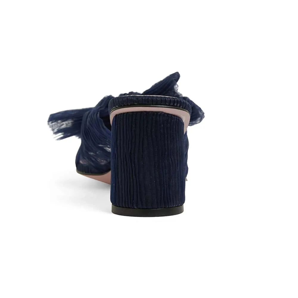 Surge Heel in Navy Fabric