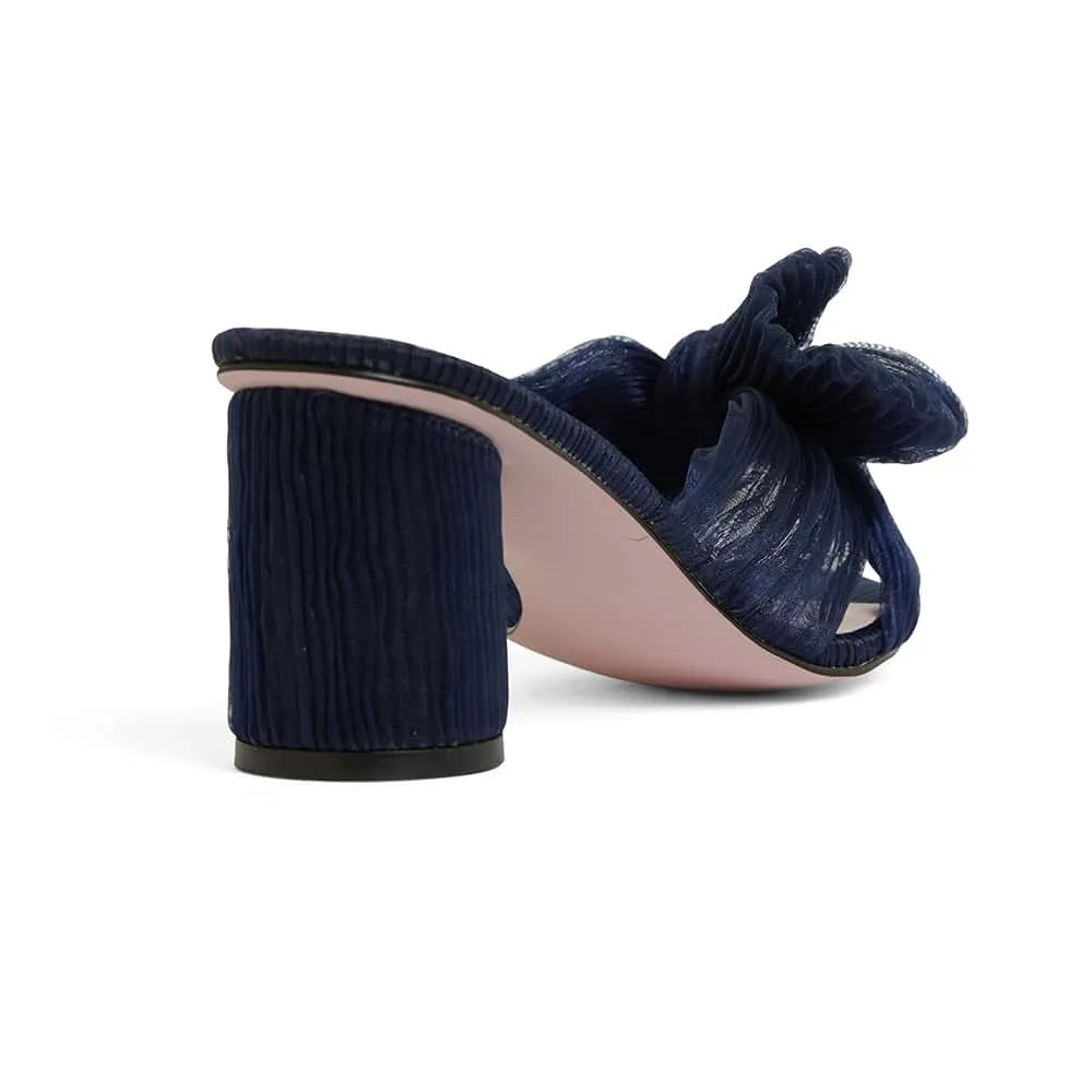 Surge Heel in Navy Fabric