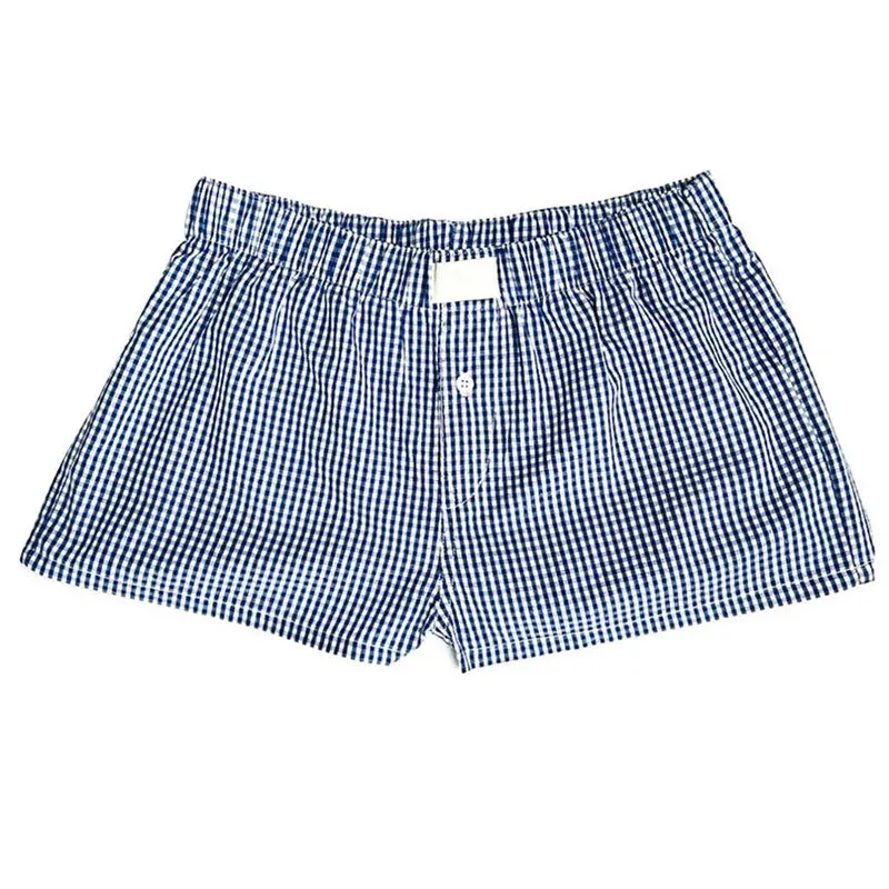 Women's Pajamas Shorts - Cute Plaid Flannel Lounge Sleep Shorts 🌸