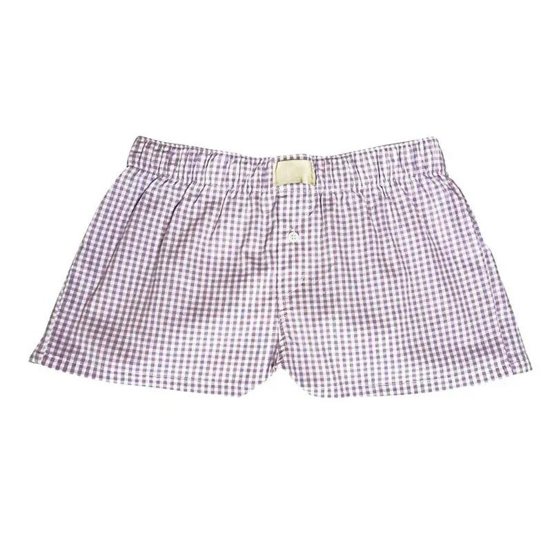 Women's Pajamas Shorts - Cute Plaid Flannel Lounge Sleep Shorts 🌸