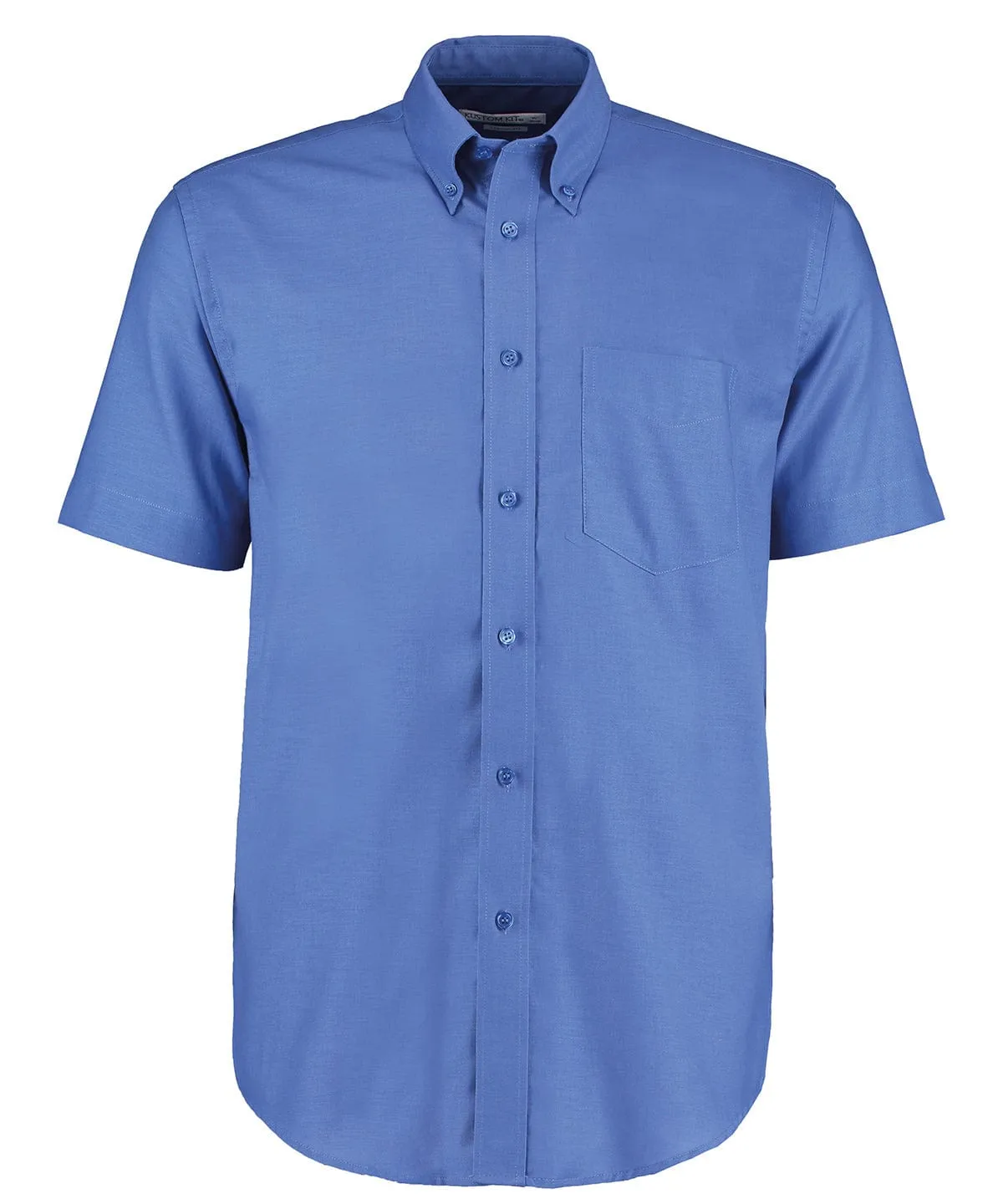 Workplace Oxford shirt short-sleeved (classic fit) | Italian Blue