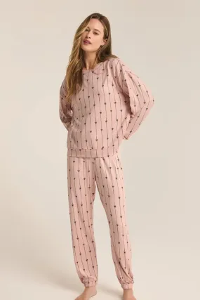 Z Supply: Cozy Pinbows Set in Cashmere Pink